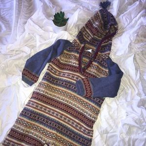 ❄️Hooded sweater romper